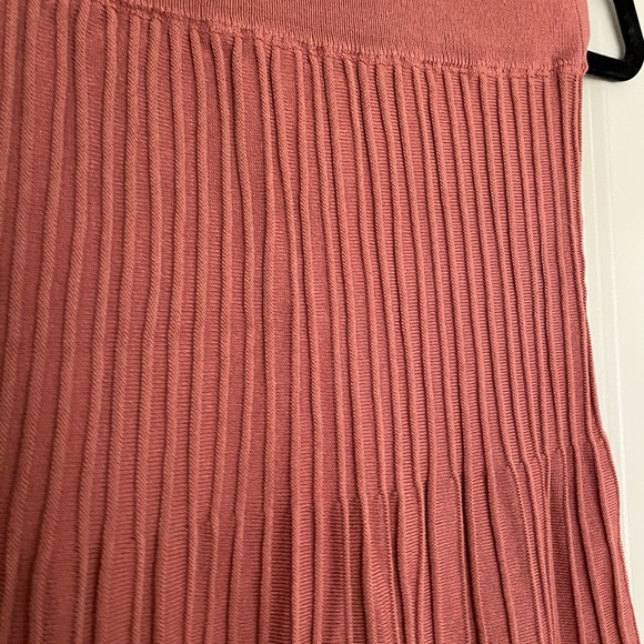 Rosebullet MIDI Terracotta Stretch- Skirt - Picture 3 of 7